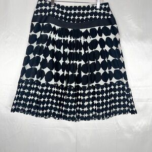 Apt. 9 Black and White‎ A-Line Skirt Size 10